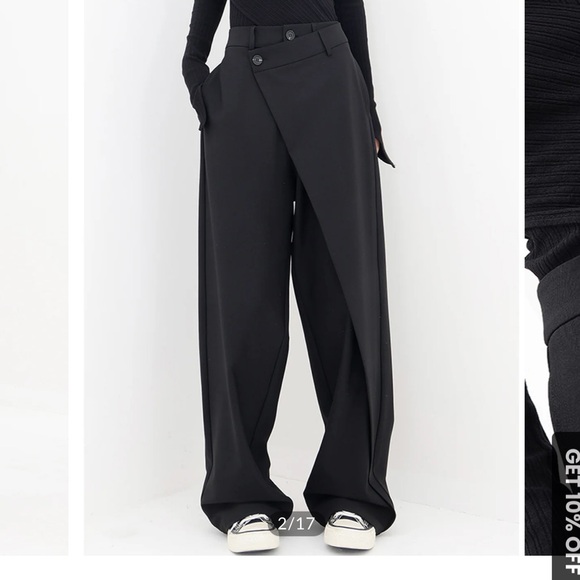 Commense Pants - NWT Asymmetrical Wide Leg Pants